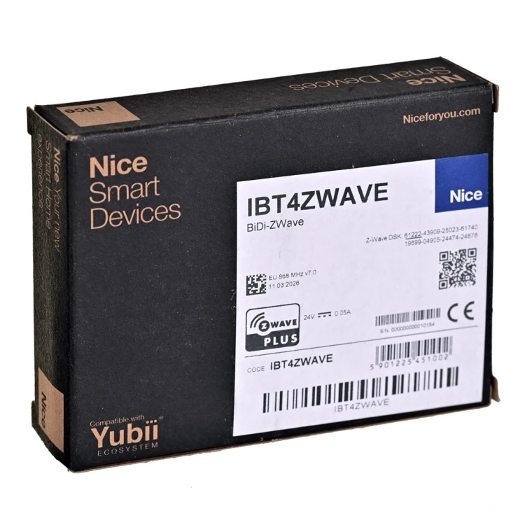 Inteligentny przycisk Nice BiDi Z-Wave (FGT4B-001 IBT4ZWAVE 868,4 Mhz)