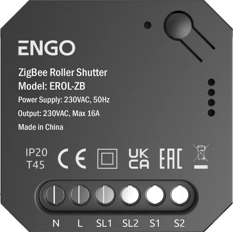 Sterownik Rolet ZigBee do systemu ENGO Smart podtynkowy