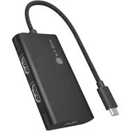 ICY BOX IB-AD1030-C USB 3.2 Gen 2 (3.1 Gen 2) Type-C 10000 Mbit/s Czarny
