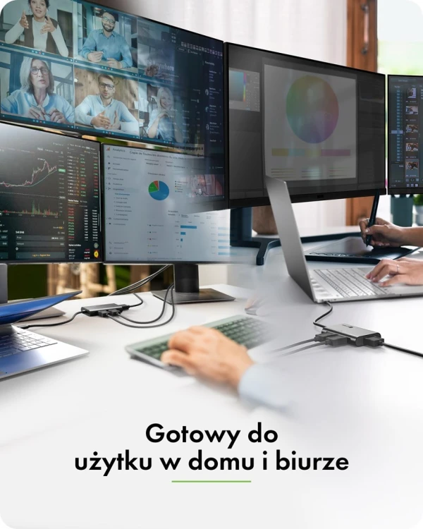 ICY BOX IB-AD1030-C USB 3.2 Gen 2 (3.1 Gen 2) Type-C 10000 Mbit/s Czarny