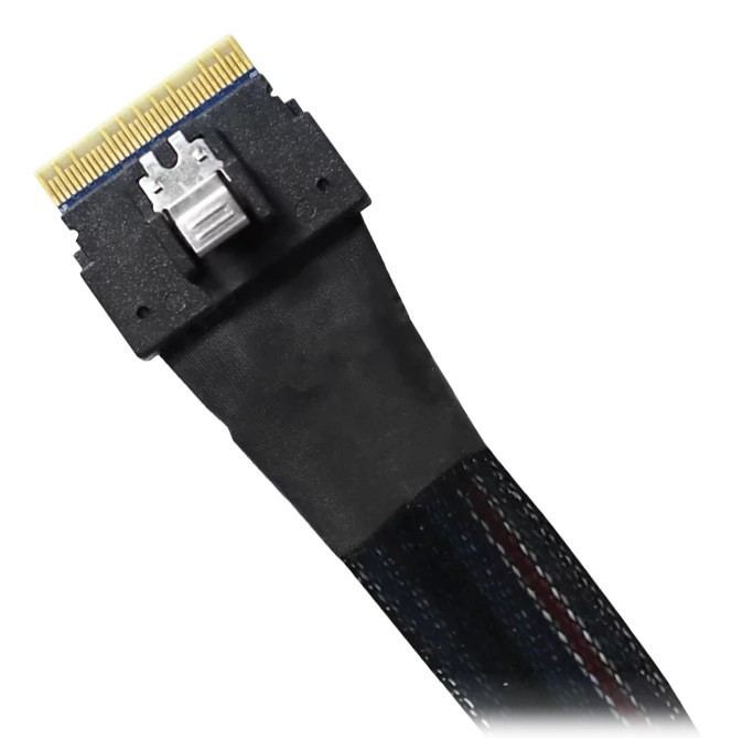 Icy Dock MB306L-B kabel SAS 0,5 m Czarny