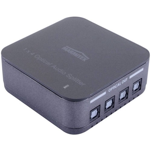 Marmitek 25008205 rozgałęźnik audio Czarny