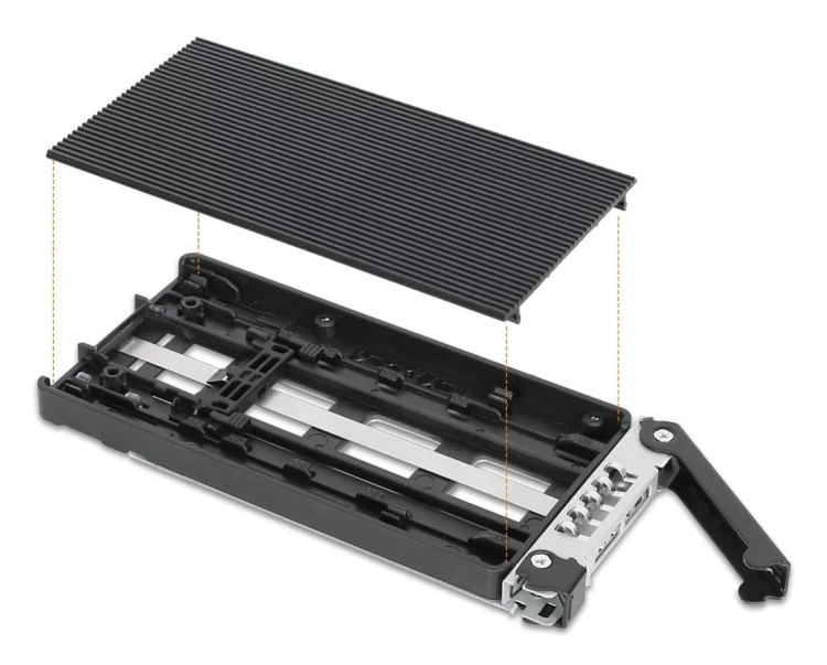 IcyDock M.2 PCIe NVMe SSD Mobilny stojak do zewnętrznych 3.5 4i 2x