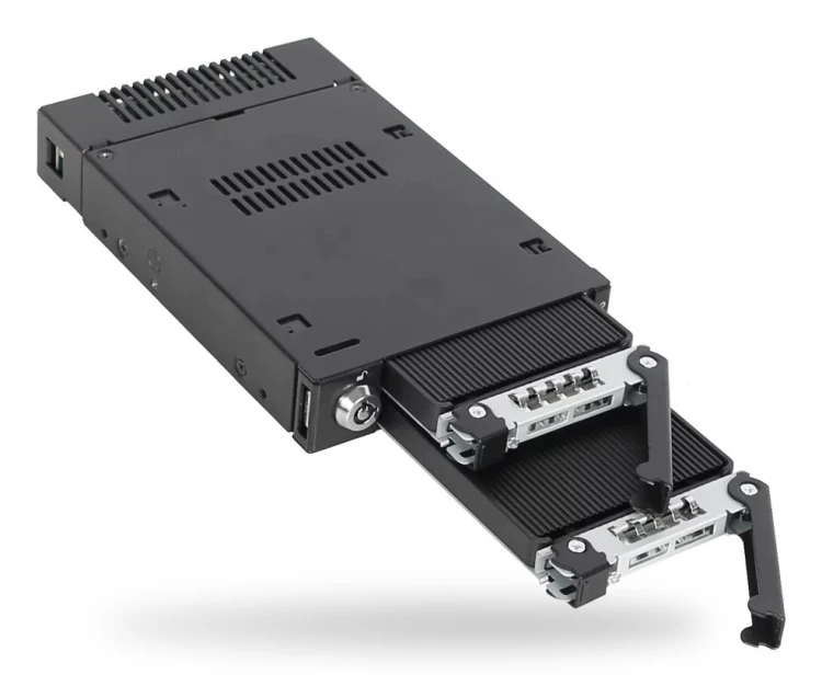 IcyDock M.2 PCIe NVMe SSD Mobilny stojak do zewnętrznych 3.5 4i 2x