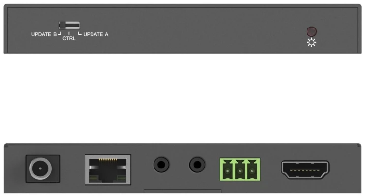 PureTools PT-HDBT-200 przedłużacz AV Nadajnik i odbiornik AV Czarny
