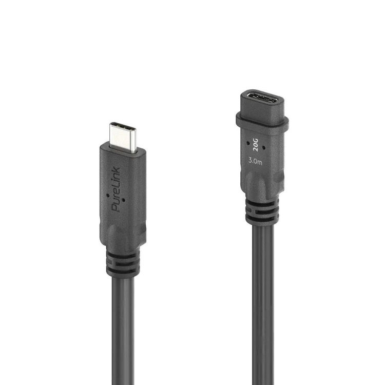 Przedłużacz USB4 Gen2 USB-C M/F pasywny 3m