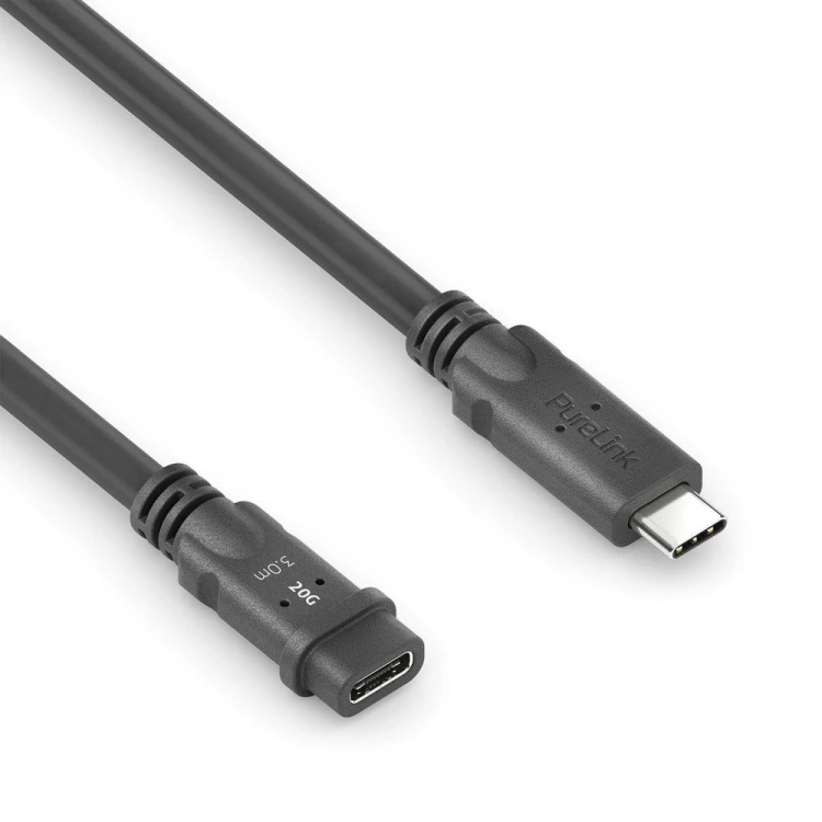Przedłużacz USB4 Gen2 USB-C M/F pasywny 3m