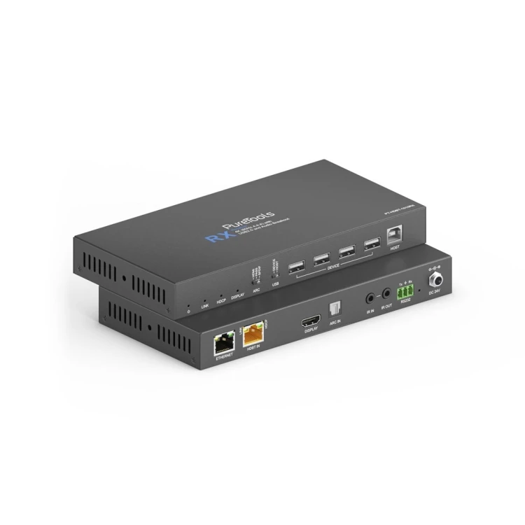 PureLink - PureTools - Zestaw przedłużacza HDBaseT z USB 2.0 i funkcją Audio Breakout, 4K (PT-HDBT-1010)