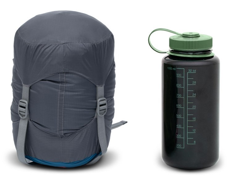 Robens Serac 300 Dorosły Śpiwór pół prostokątny Nylon, Poliester Niebieski