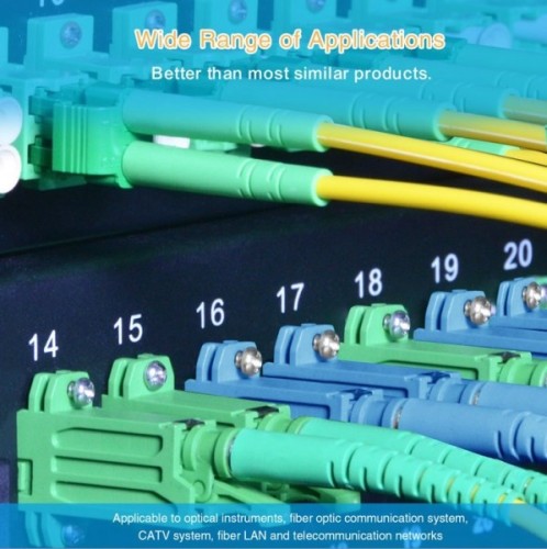 Helos 254695 kabel InfiniBand / światłowodowy 10 m E-2000 LC Kolor Aqua
