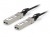LevelOne DAC-0103 kabel InfiniBand / światłowodowy 3 m SFP+ Czarny, Stal nierdzewna
