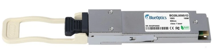 BlueOptics MMA1B00-C100-NV-BO moduł przekaźników sieciowych Swiatłowód QSFP28