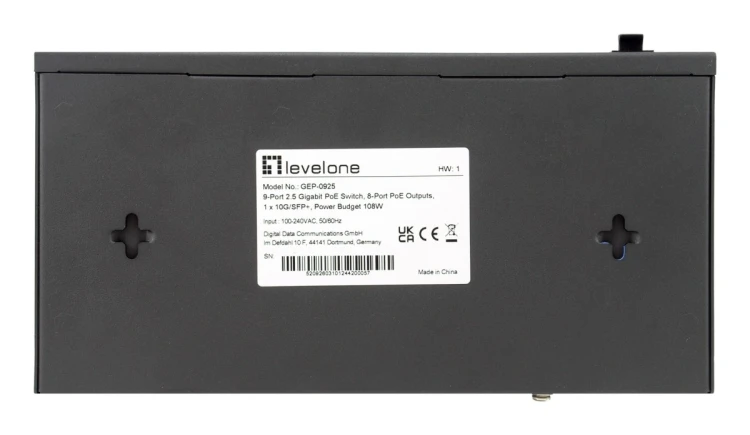 Przełącznik LevelOne GB PoE 9-portowy 120 W 10 Gb/s