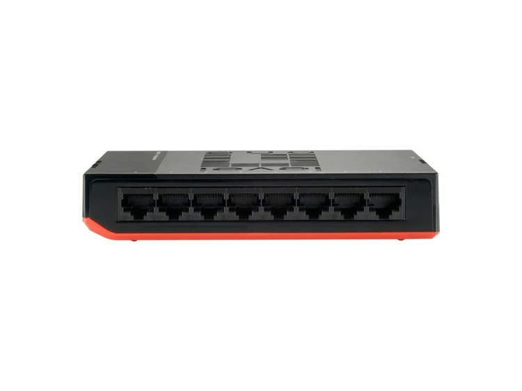 LevelOne GSW-0807 przełącznik sieciowy Nie zarządzany Gigabit Ethernet (10/100/1000) Czarny, Czerwony