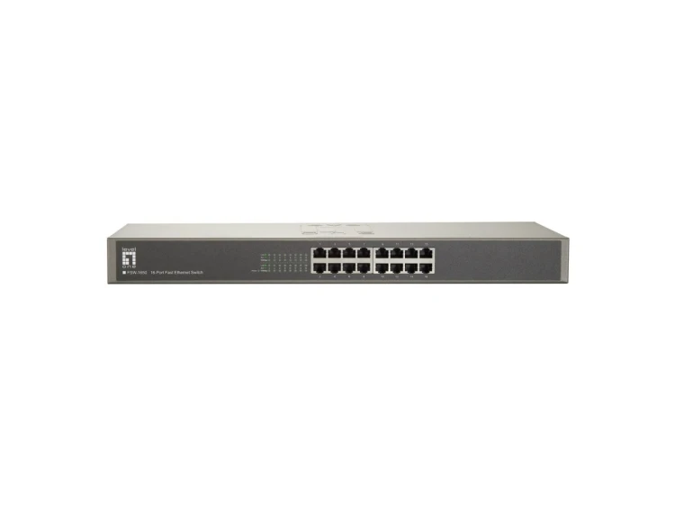 LevelOne FSW-1650 przełącznik sieciowy Nie zarządzany Fast Ethernet (10/100) Szary