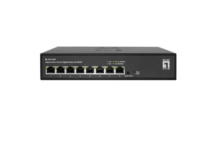 Przełącznik LevelOne Hilbt GB/SL 8-portowy 10" 1Gbps