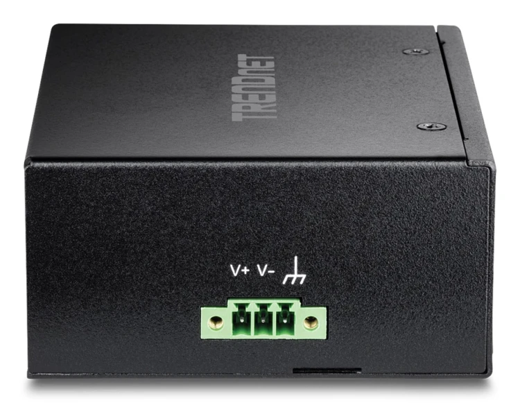 Trendnet TI-ELC80 przełącznik sieciowy Nie zarządzany Fast Ethernet (10/100) Czarny