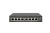 LevelOne GES-2108 przełącznik sieciowy Zarządzany L2 Gigabit Ethernet (10/100/1000) Czarny