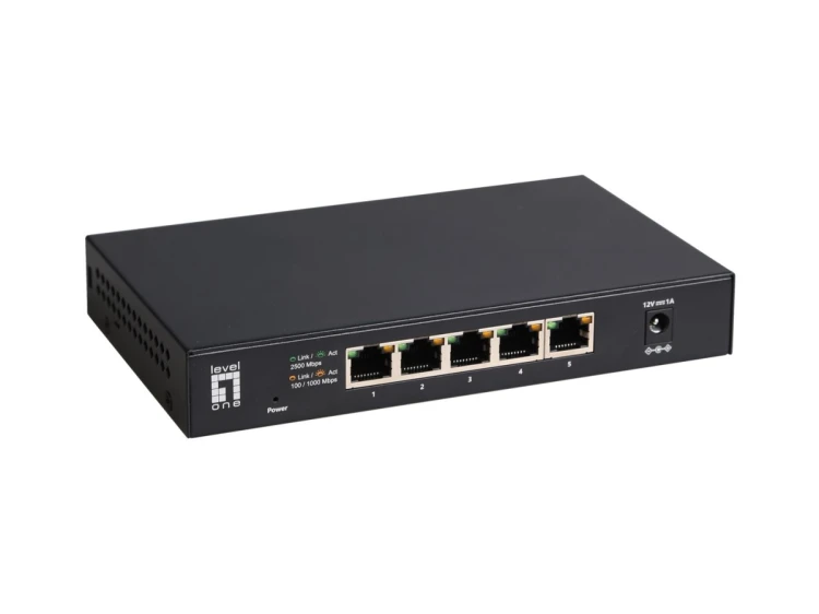 Przełącznik LevelOne GB 5-portowy 2,5 Gb/s