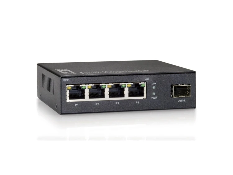 Przełącznik LevelOne GB 5-portowy 1xSFP 1Gbps