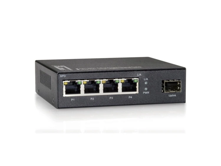 Przełącznik LevelOne GB 5-portowy 1xSFP 1Gbps