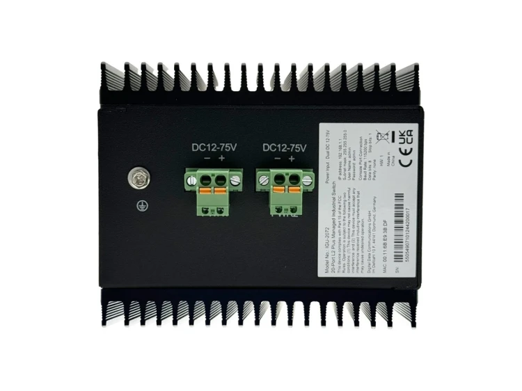 LevelOne Industrial L2+ Managed Switch 20-portowy/IP40+DIN 2,5 Gb/s