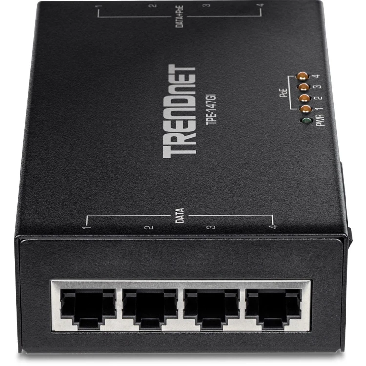 Wtryskiwacz TRENDnet POE+ 65W 4-portowy