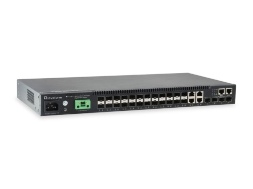 Przełącznik zarządzalny LevelOne KILBY GB/L3 28-portowy 19" 10 Gb/s