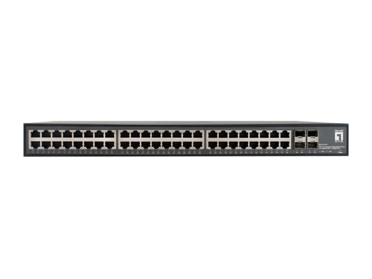 Przełącznik LevelOne GB 52-portowy 19" 10 Gb/s