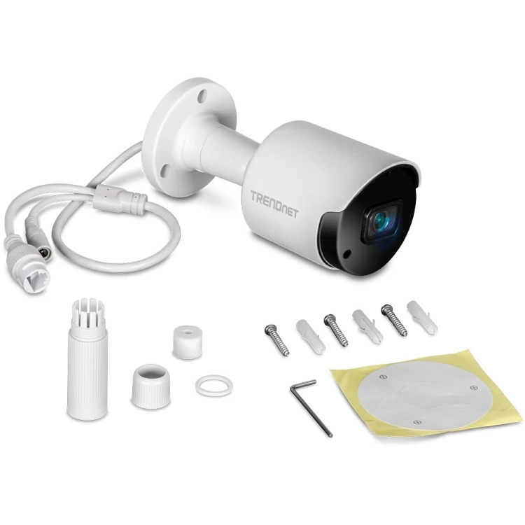 TRENDnet IPCam Bullet 5MP Wejście/wyjście PoE H.265 IR WDR