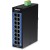 TRENDnet TI-G160I - switch - zarządzany - 16 x 10/100/1000 - możliwość montażu na szynie DIN - DC