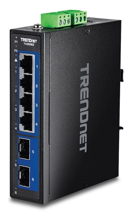 Trendnet TI-G5062 przełącznik sieciowy Nie zarządzany 2.5G Ethernet (100/1000/2500) Czarny