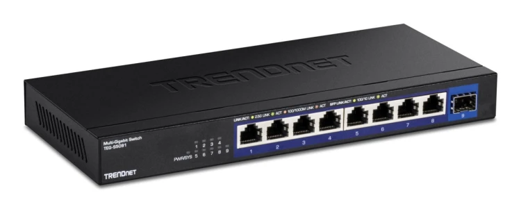 Trendnet TEG-S5091 przełącznik sieciowy Nie zarządzany 2.5G Ethernet (100/1000/2500)