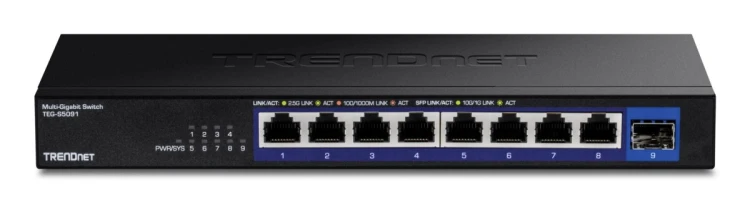 Trendnet TEG-S5091 przełącznik sieciowy Nie zarządzany 2.5G Ethernet (100/1000/2500)