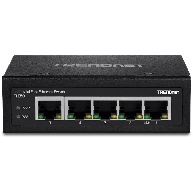 TRENDnet Industrie Switch  5 Port Fast Ethernet  L2 DIN-Rail