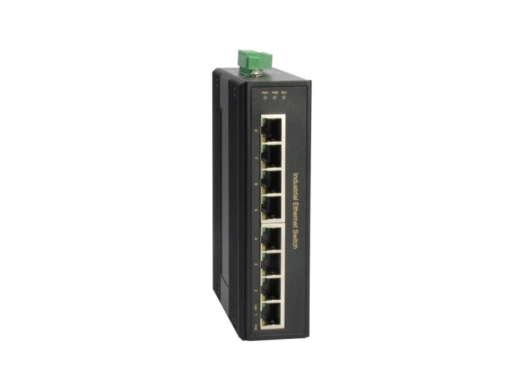 Przełącznik LevelOne Industrial GB PoE+ 8-portowy IP30 DIN 200W 1Gbps