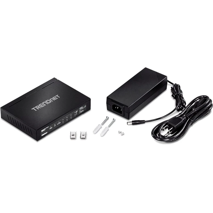 TRENDnet Switch  6 Port Gbit PoE+  65W                Metall