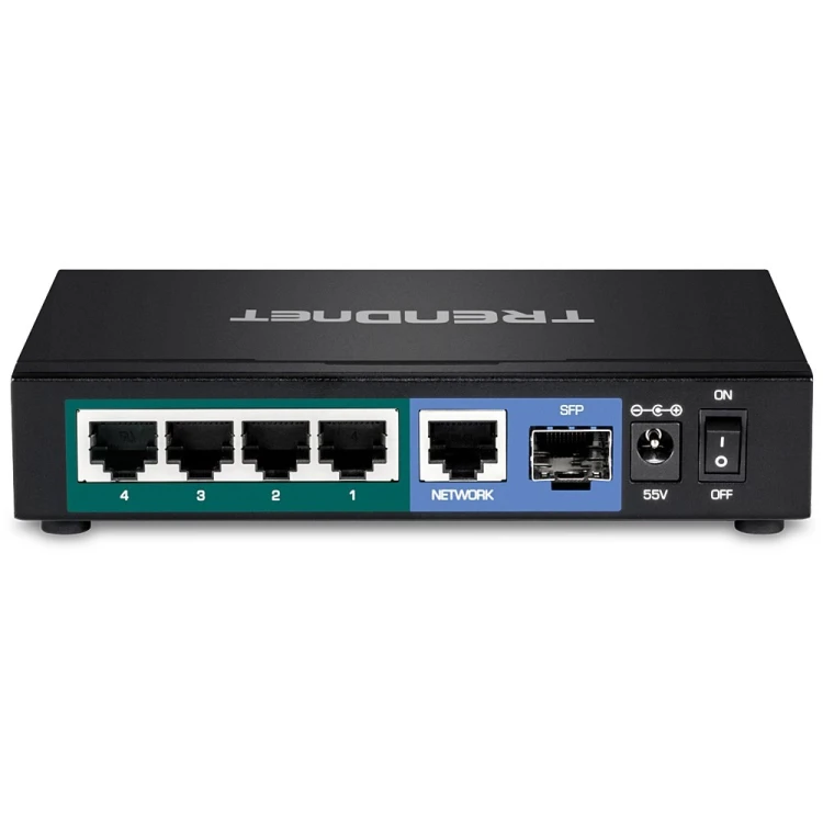 TRENDnet Switch  6 Port Gbit PoE+  65W                Metall