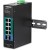 TRENDnet Switch 10-portowy przemysłowy Gbit PoE+ L2 metal IP30