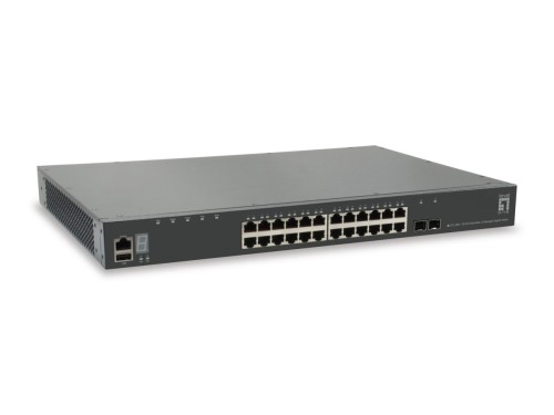 Przełącznik zarządzalny LevelOne KILBY GB/L3 28-portowy 19" 10 Gb/s