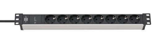 Brennenstuhl - SS 19.500A - Alu-Line - Listwa zasilająca 8-drożna, 2m