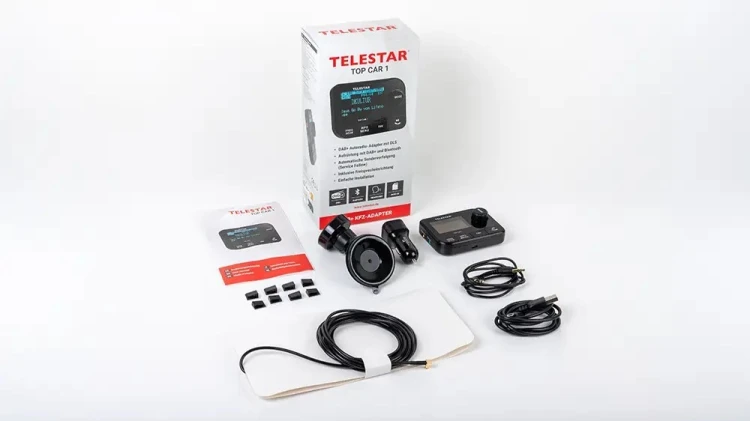 Telestar 5100001 radio Samochód Cyfrowy Czarny