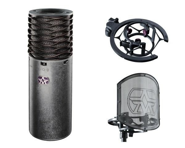 Aston Microphones Spirit Bundle Mikrofon pojemnościowy + uchwyt + pop filtr