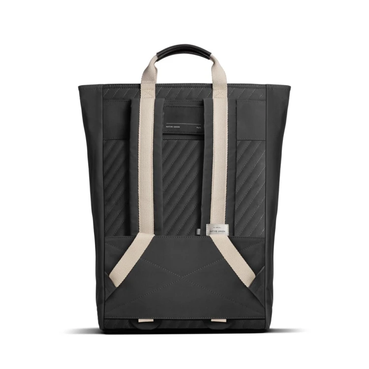 Native Union BACKPACK-BLK plecak Plecak turystyczny Czarny Tkanina, Poli(tereftalan etylenu) (PET), Tworzywo sztuczne pochodzące z recyklingu