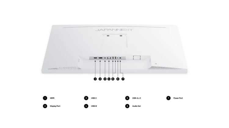 Monitor JAPANNEXT 68,5 cm JN-IPS270UHD60F-C65W-HSP-W HDMI/DP UHD