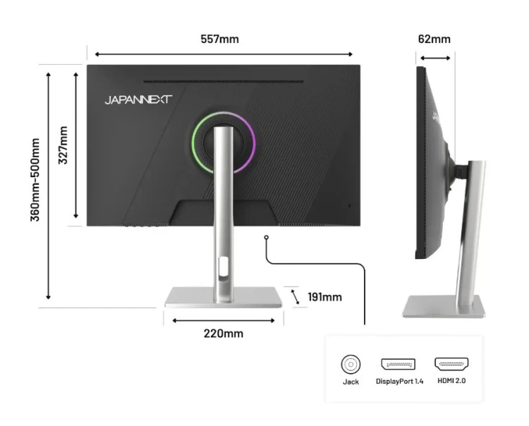 Monitor JAPANNEXT 62,2 cm JN-IPS245G320F-HSP 16:9 HDMI/DP FHD