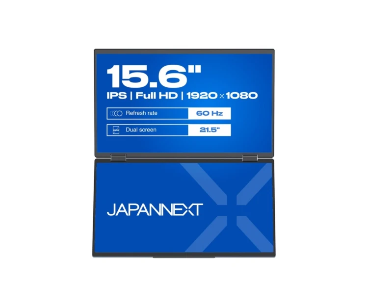 JAPANNEXT 39,6 cm JN-DMD-IPS156F Podwójny monitor FHD