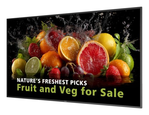 Philips 5000 series 65BDL5050D/00 signage display 165,1 cm (65") LCD Wi-Fi 600 cd/m2 Full HD Czarny Procesor wbudowany Android