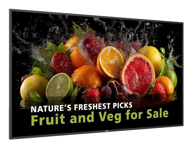 Philips 5000 series 65BDL5050D/00 signage display 165,1 cm (65") LCD Wi-Fi 600 cd/m2 Full HD Czarny Procesor wbudowany Android