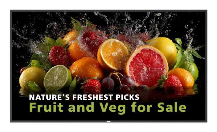 Philips 5000 series 65BDL5050D/00 signage display 165,1 cm (65") LCD Wi-Fi 600 cd/m2 Full HD Czarny Procesor wbudowany Android